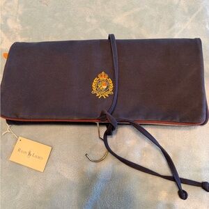 Ralph Lauren Blue Travel Bag with Crest